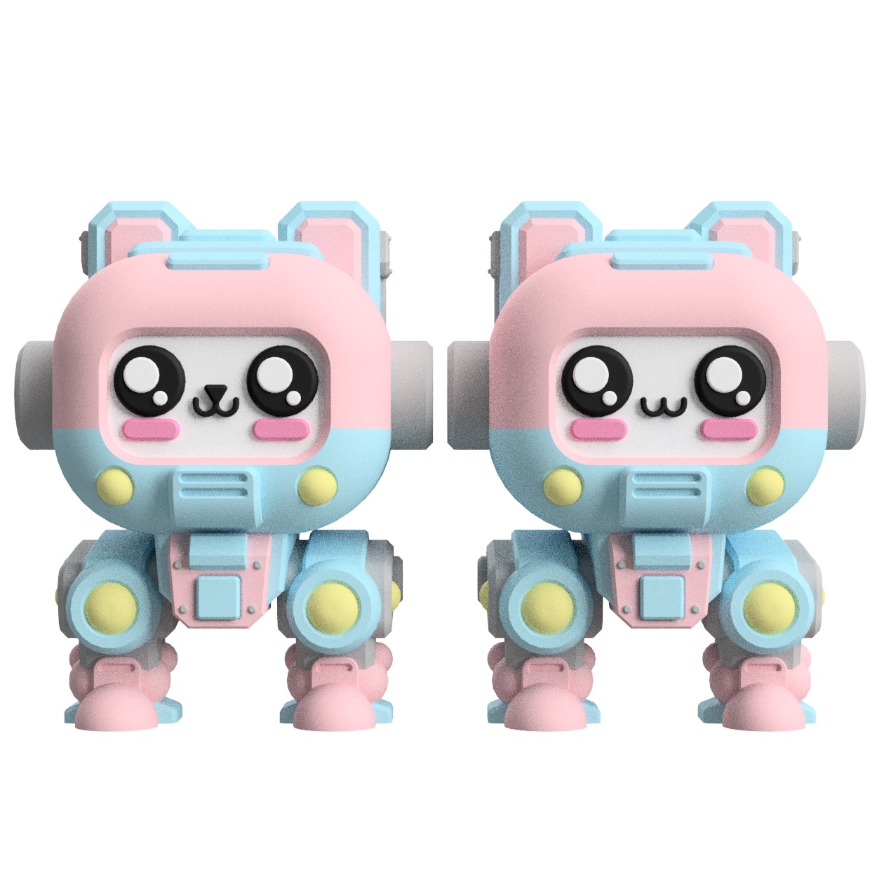 UWU Strike Force Bubbles Mech Miniature for Tabletop games 3D print model_8