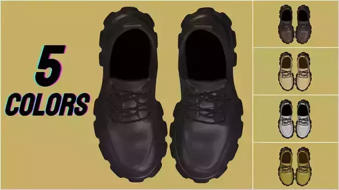 Oxfords shoe with 5 colors