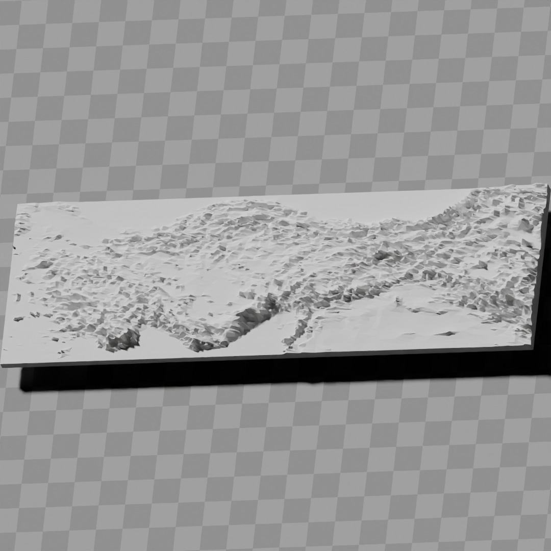 Turkey Turkiye topography relief maps 3D print model_4