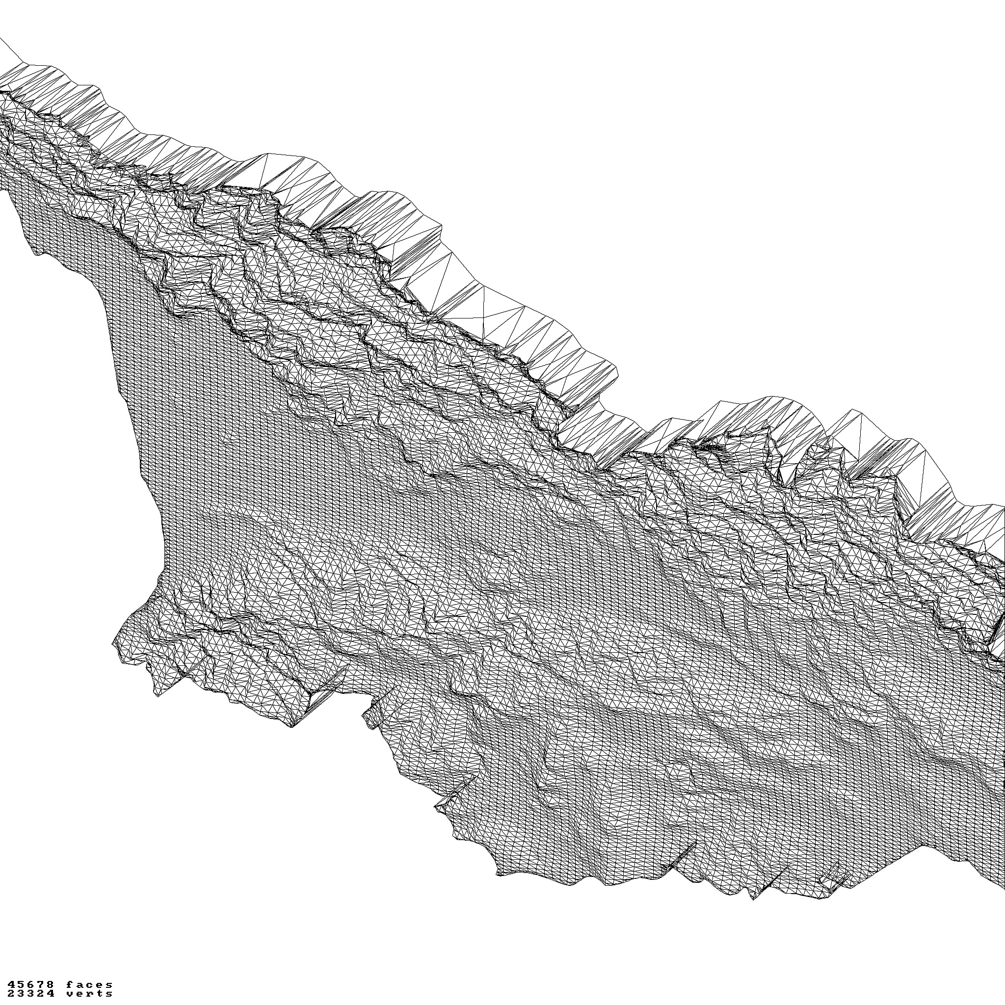 Georgia country topography relief maps 3D print model_3
