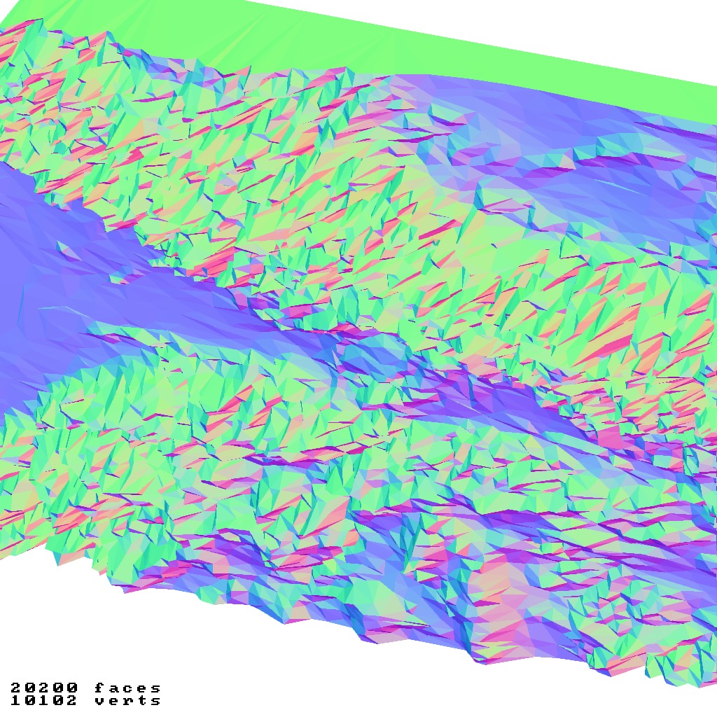 Georgia country topography relief maps 3D print model_6
