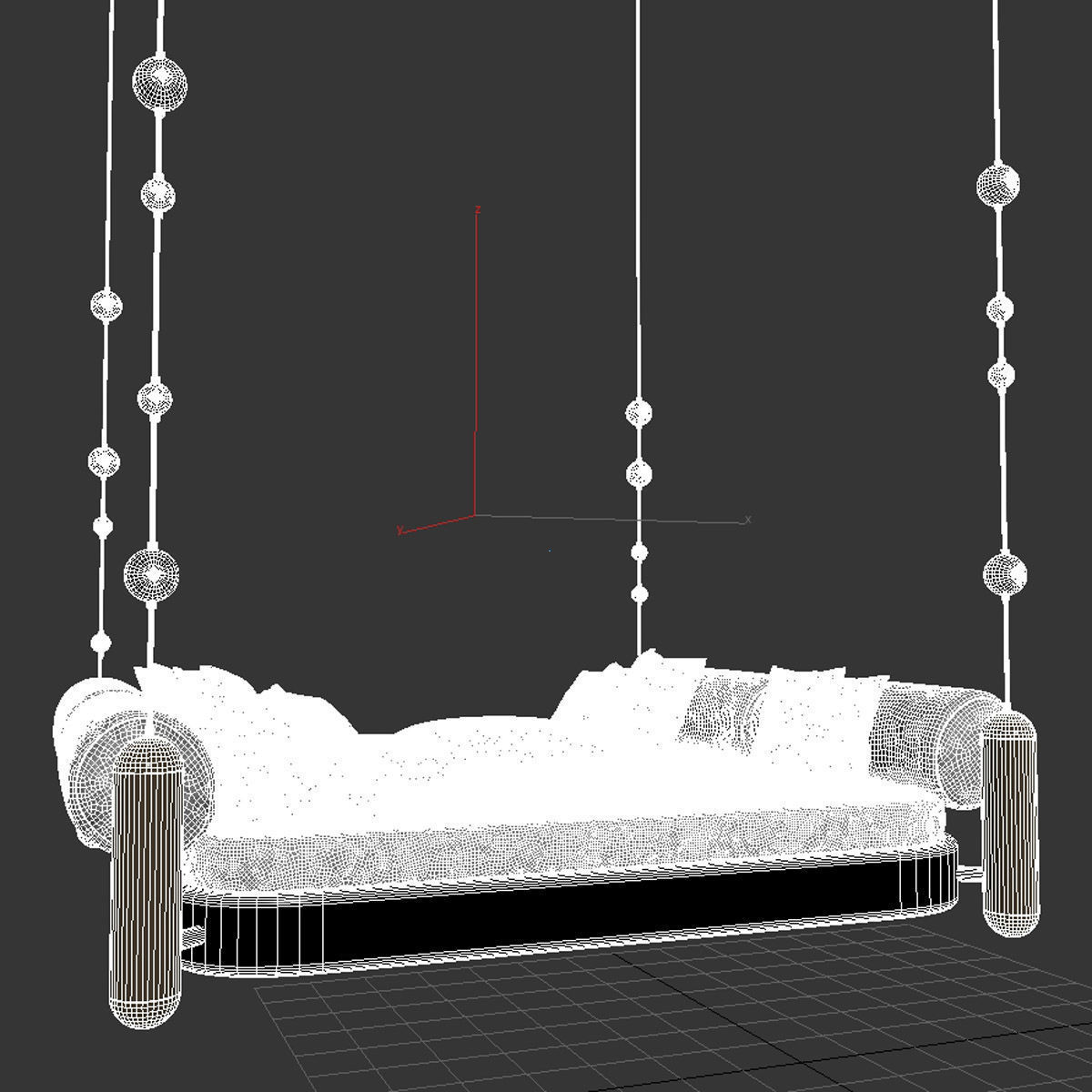 FLOAT Swinging Day Bed  pod 3D model_6