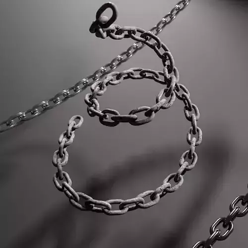 Customizable Chain setup for Blender 3D model Customizable Chain setup for Blender 3D model