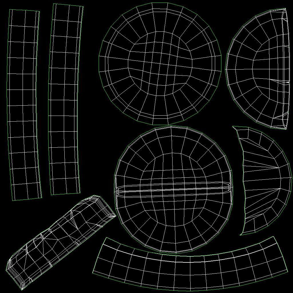 Medication Pill Set Low-poly 3D model_20