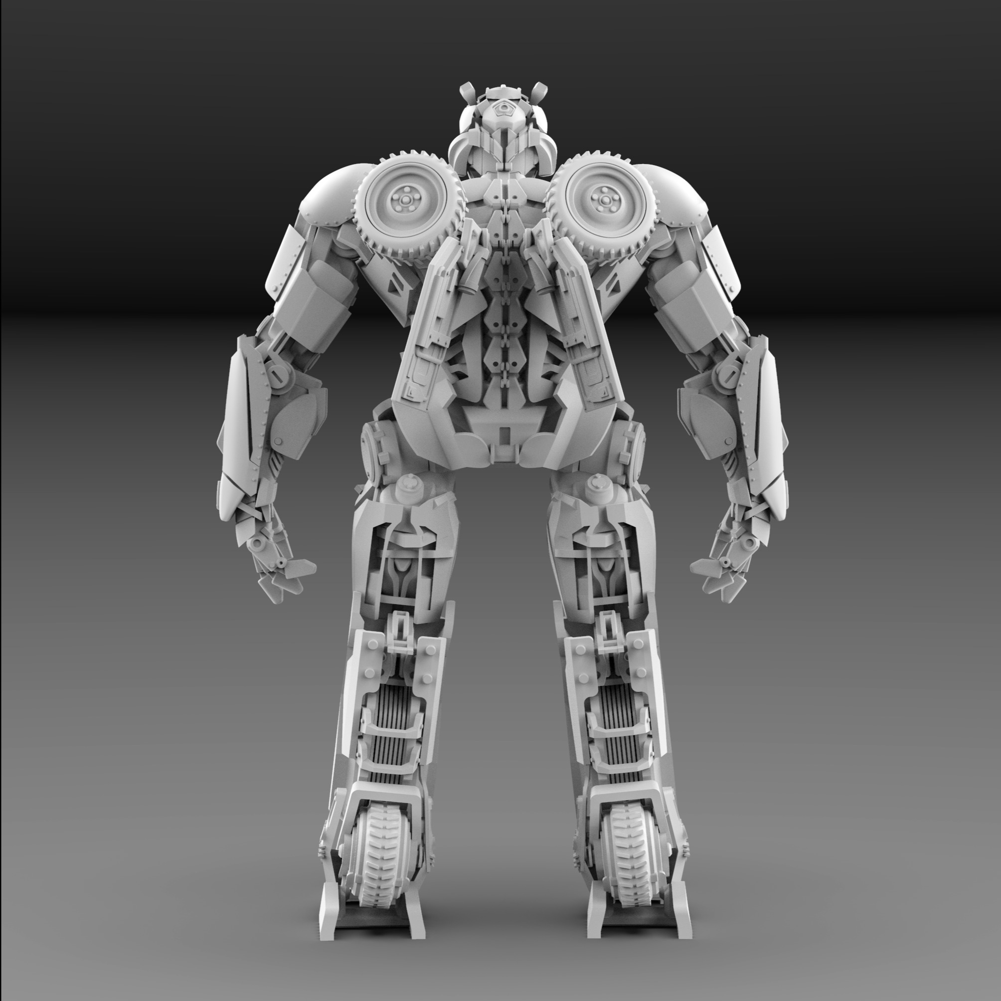 Transformers Off Road Jeep Bumblebee 3D print model 3D print model_6