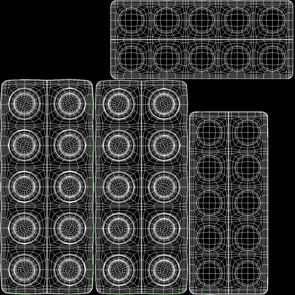 Blister Pill Pack v1 Low-poly 3D model_16