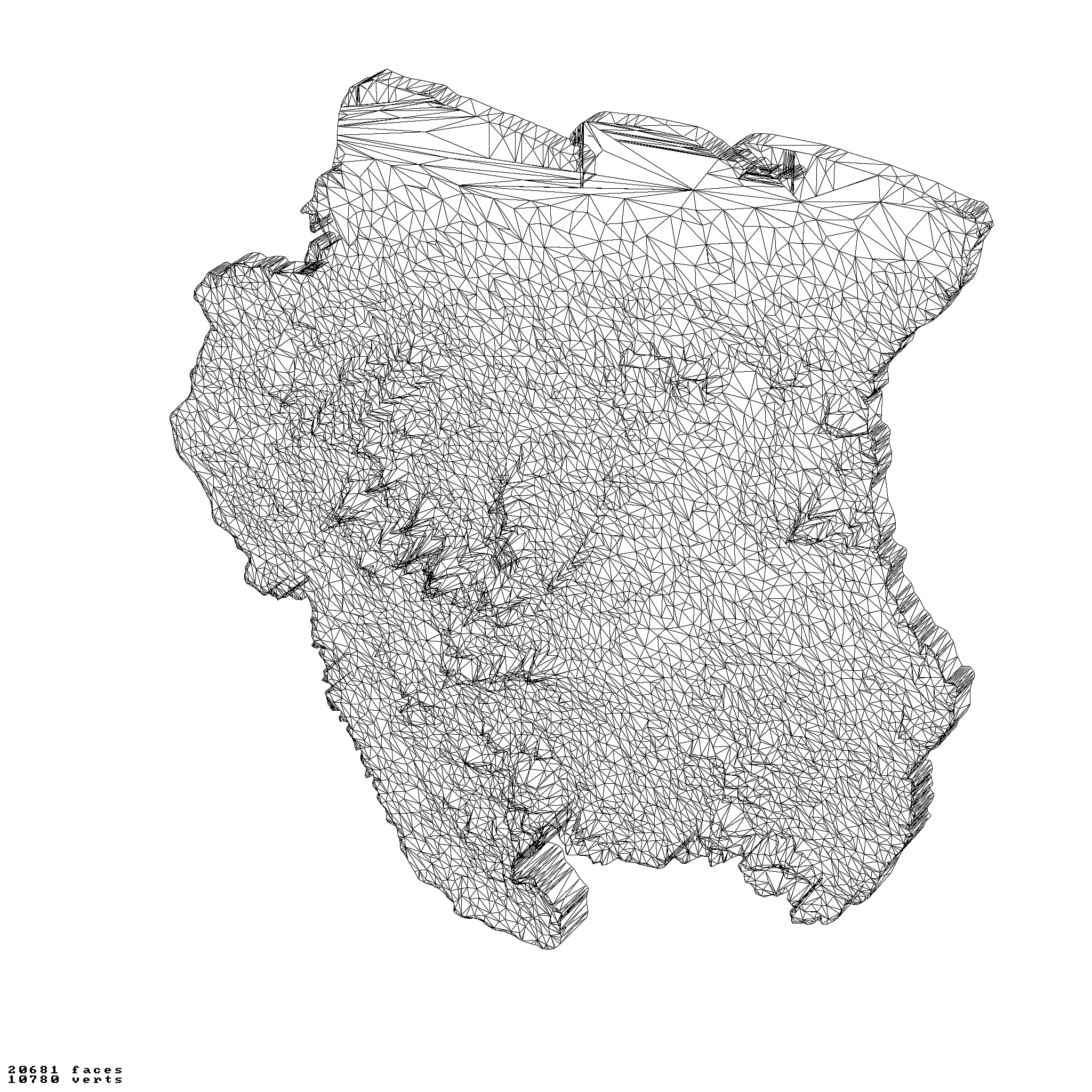 Suriname topography collection 3D print model_11
