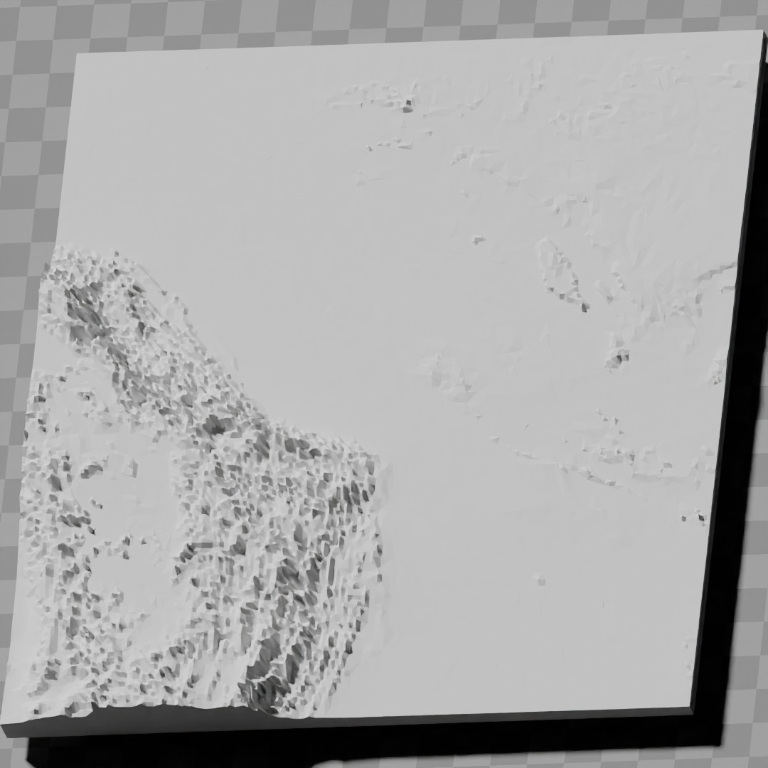 Bolivia topographic relief maps collection 3D print model_6