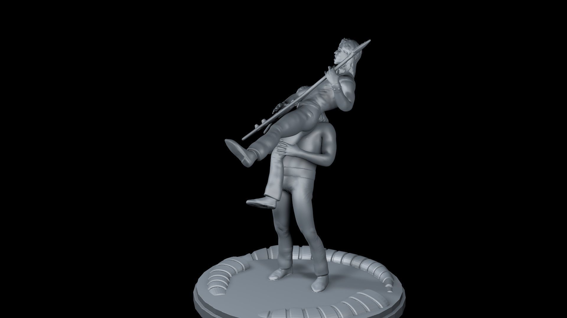 rock guitar 3D print model_7