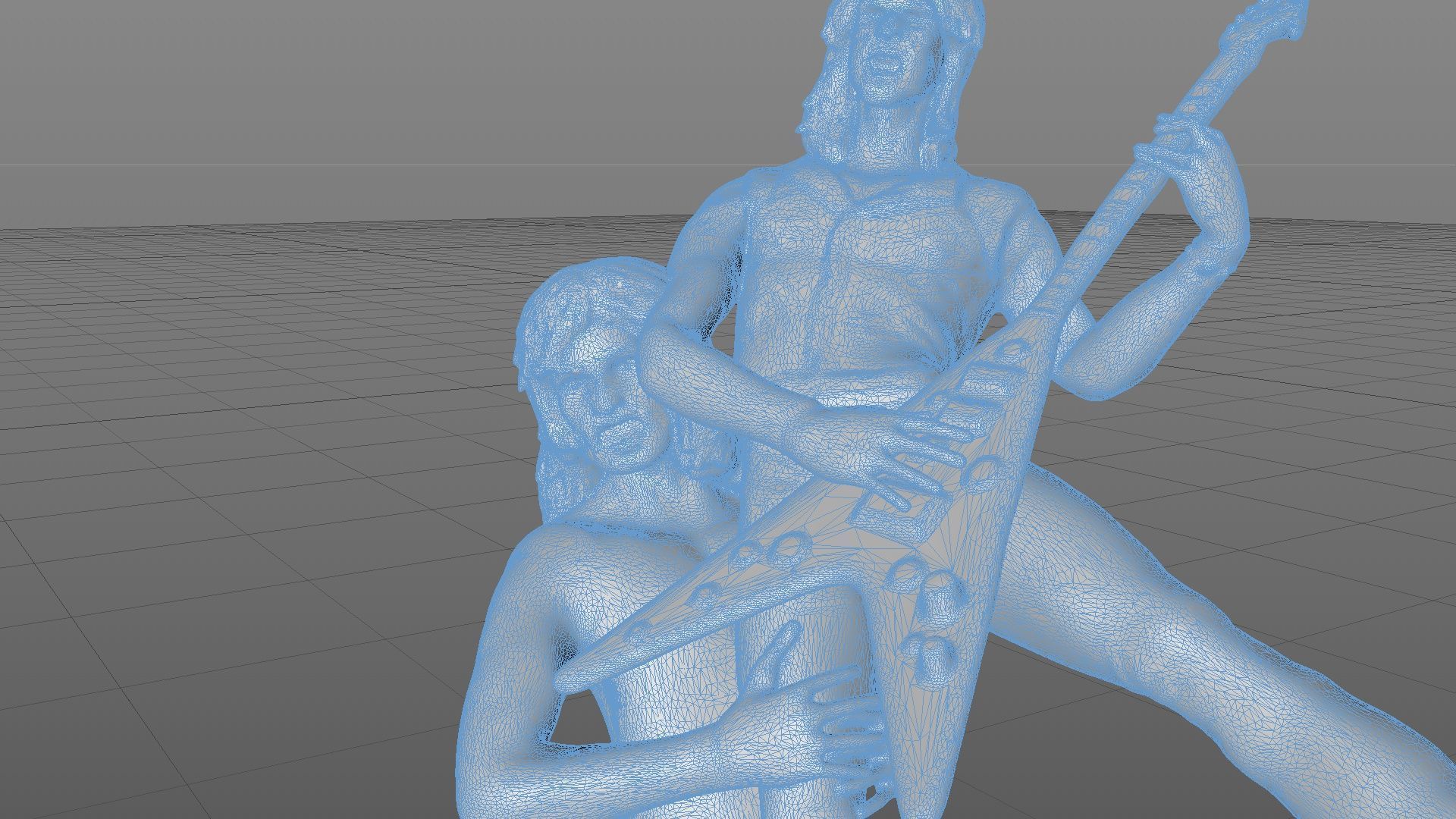 rock guitar 3D print model_3