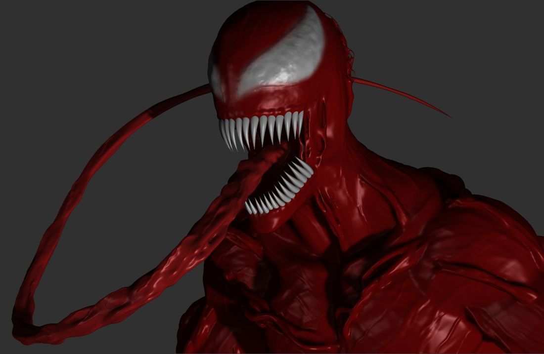 The Carnage Symbiote 3D model_1
