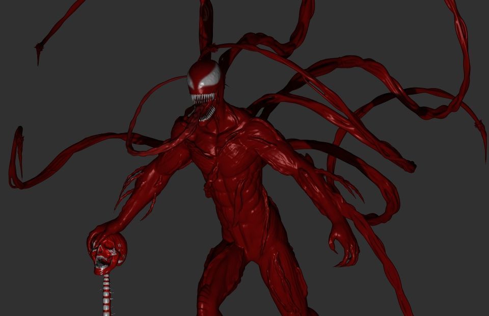 The Carnage Symbiote 3D model_2
