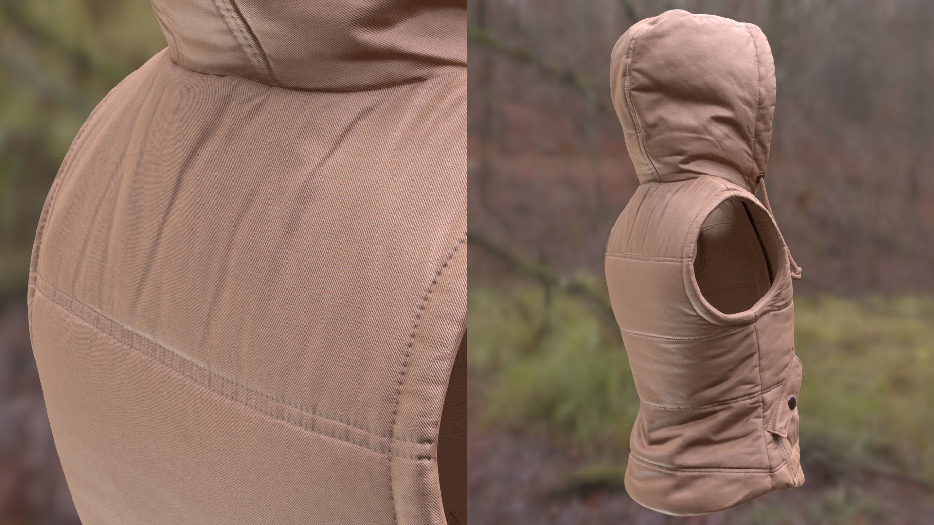 Vest 92 - All MH Bodies and UE5 Skeletons - Rigged Low-poly 3D model_15