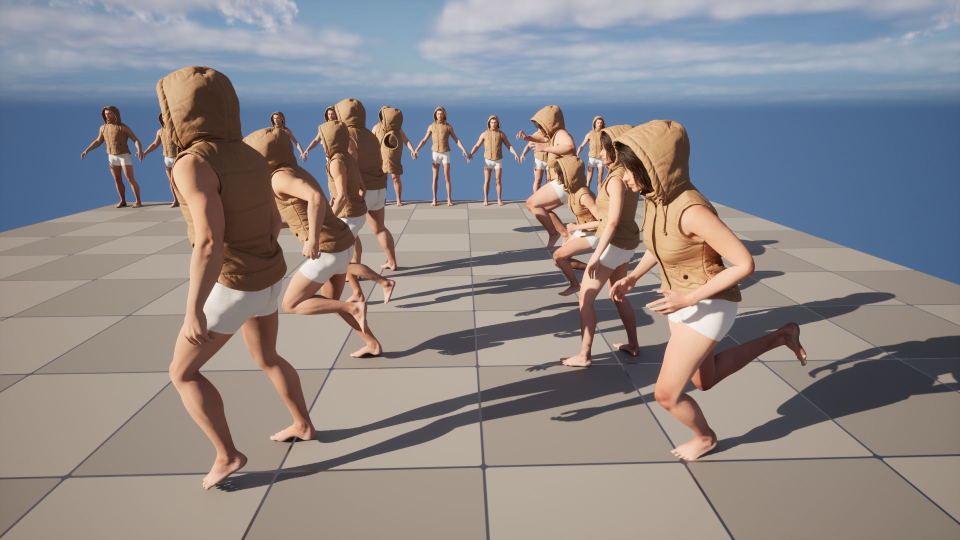 Vest 92 - All MH Bodies and UE5 Skeletons - Rigged Low-poly 3D model_19