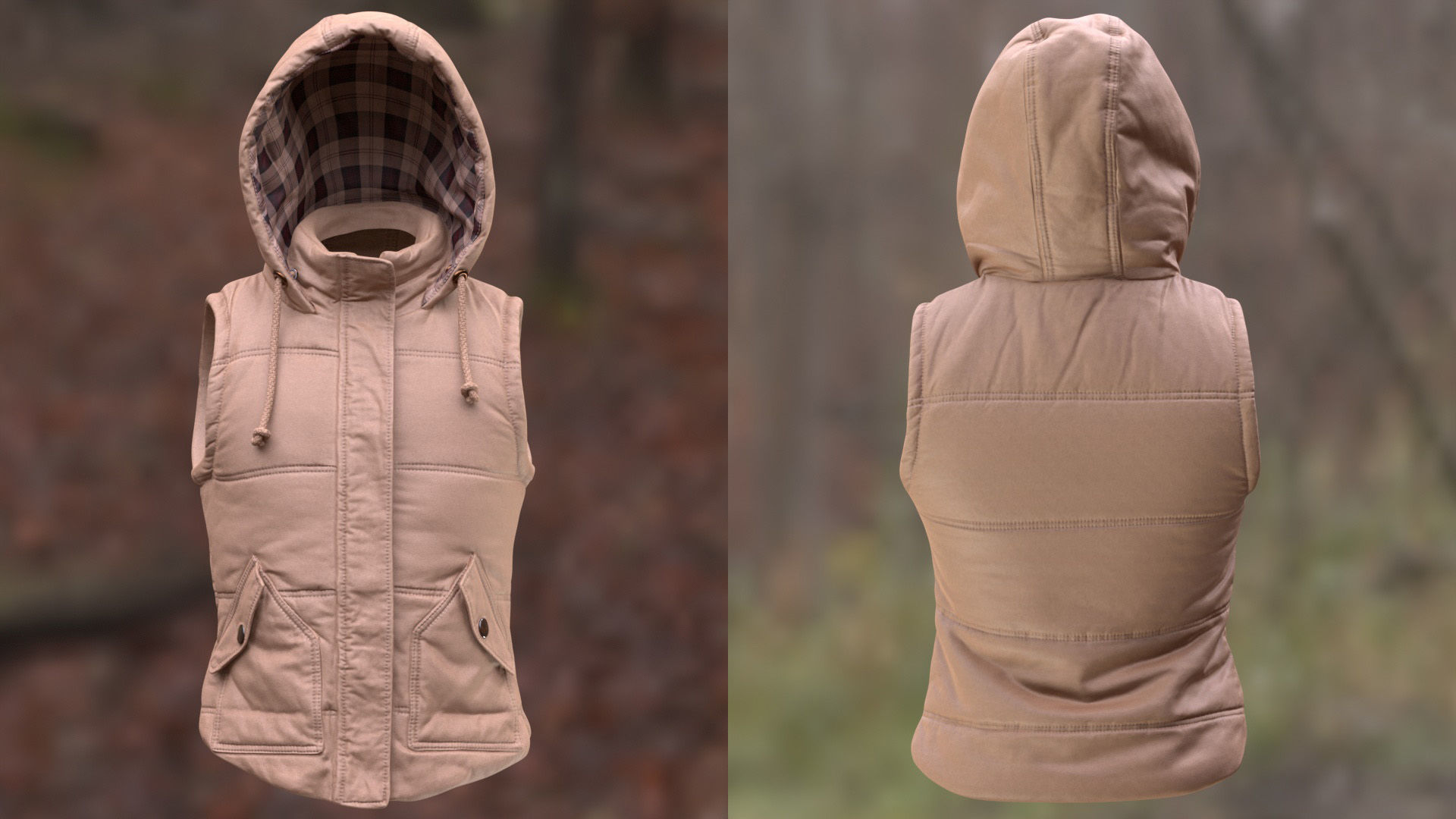 Vest 92 - All MH Bodies and UE5 Skeletons - Rigged Low-poly 3D model_9