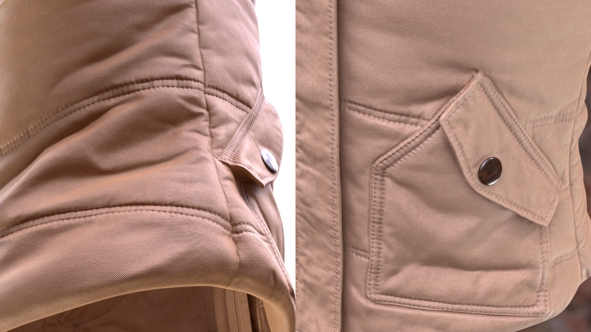 Vest 92 - All MH Bodies and UE5 Skeletons - Rigged Low-poly 3D model_13