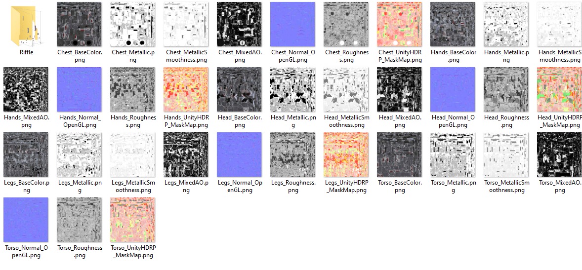 Heavy armored scifi robot character gameready Low-poly 3D model_45