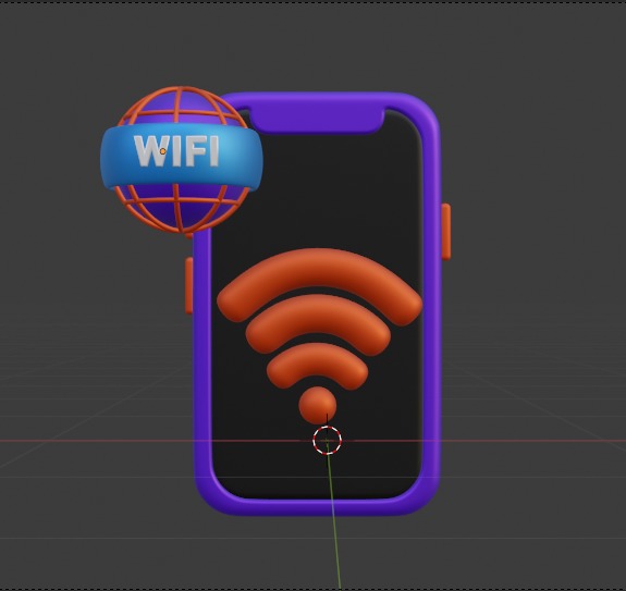 Future things 3d Illustration  Icon Pack 3D model_71