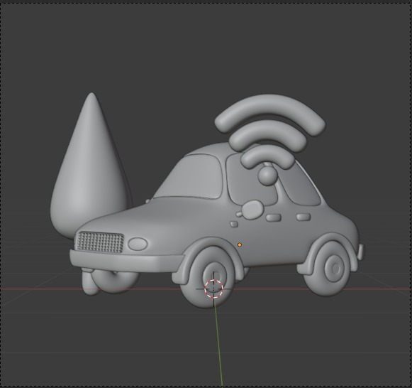 Future things 3d Illustration  Icon Pack 3D model_112