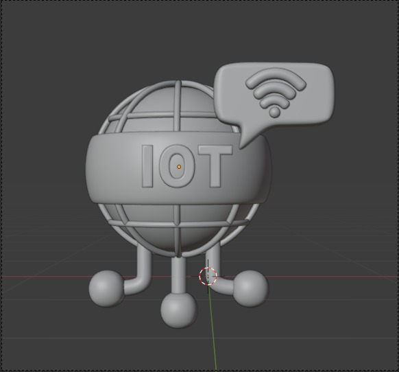 Future things 3d Illustration  Icon Pack 3D model_98