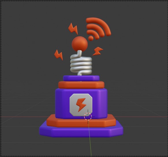 Future things 3d Illustration  Icon Pack 3D model_85