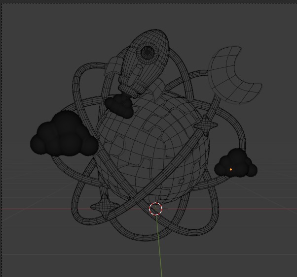 Future things 3d Illustration  Icon Pack 3D model_56