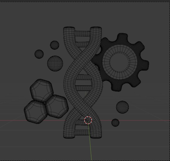 Future things 3d Illustration  Icon Pack 3D model_90