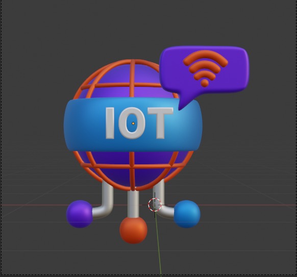 Future things 3d Illustration  Icon Pack 3D model_100