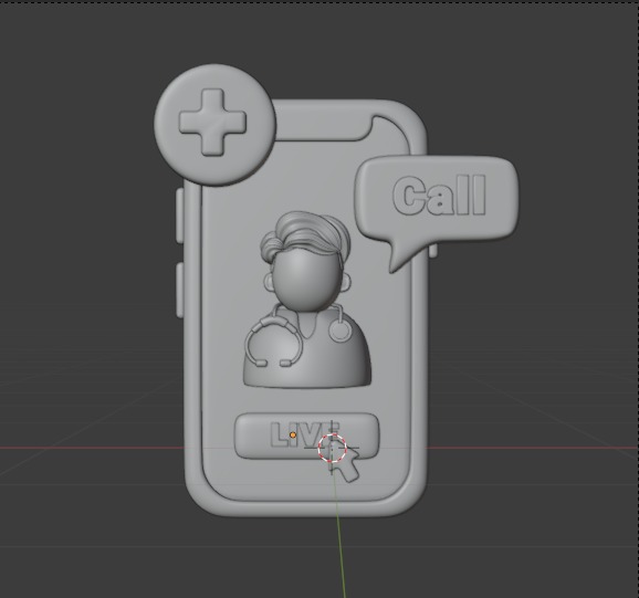 Future things 3d Illustration  Icon Pack 3D model_106