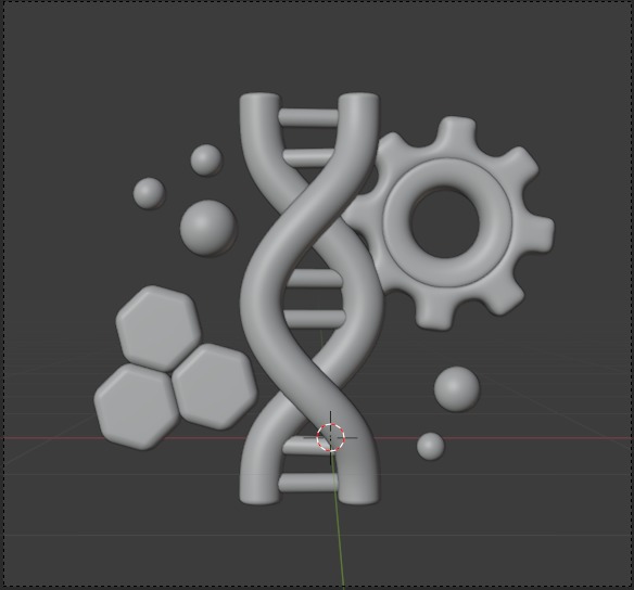 Future things 3d Illustration  Icon Pack 3D model_89