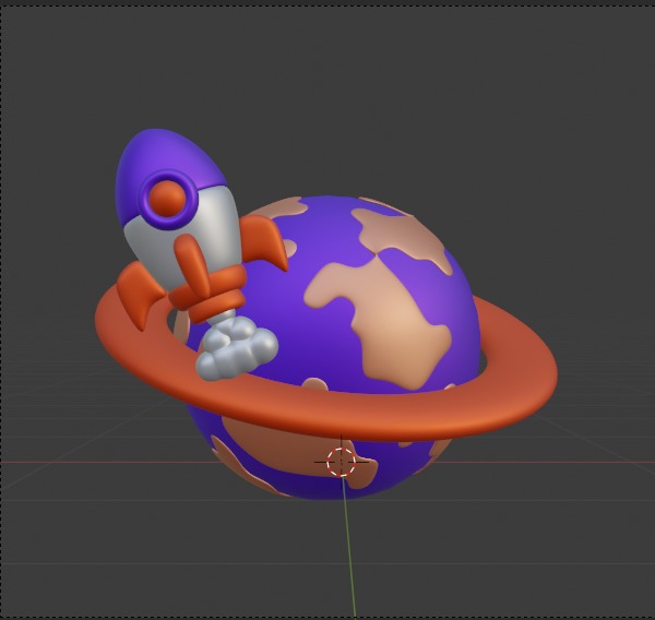 Future things 3d Illustration  Icon Pack 3D model_54