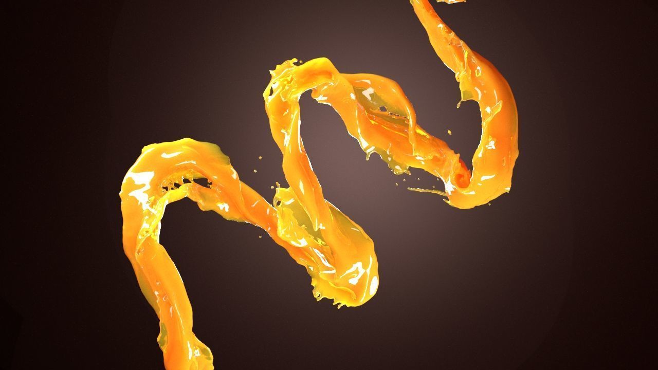 High Quality Realistic 3D Animated Splash Simulation 3D model animated ...