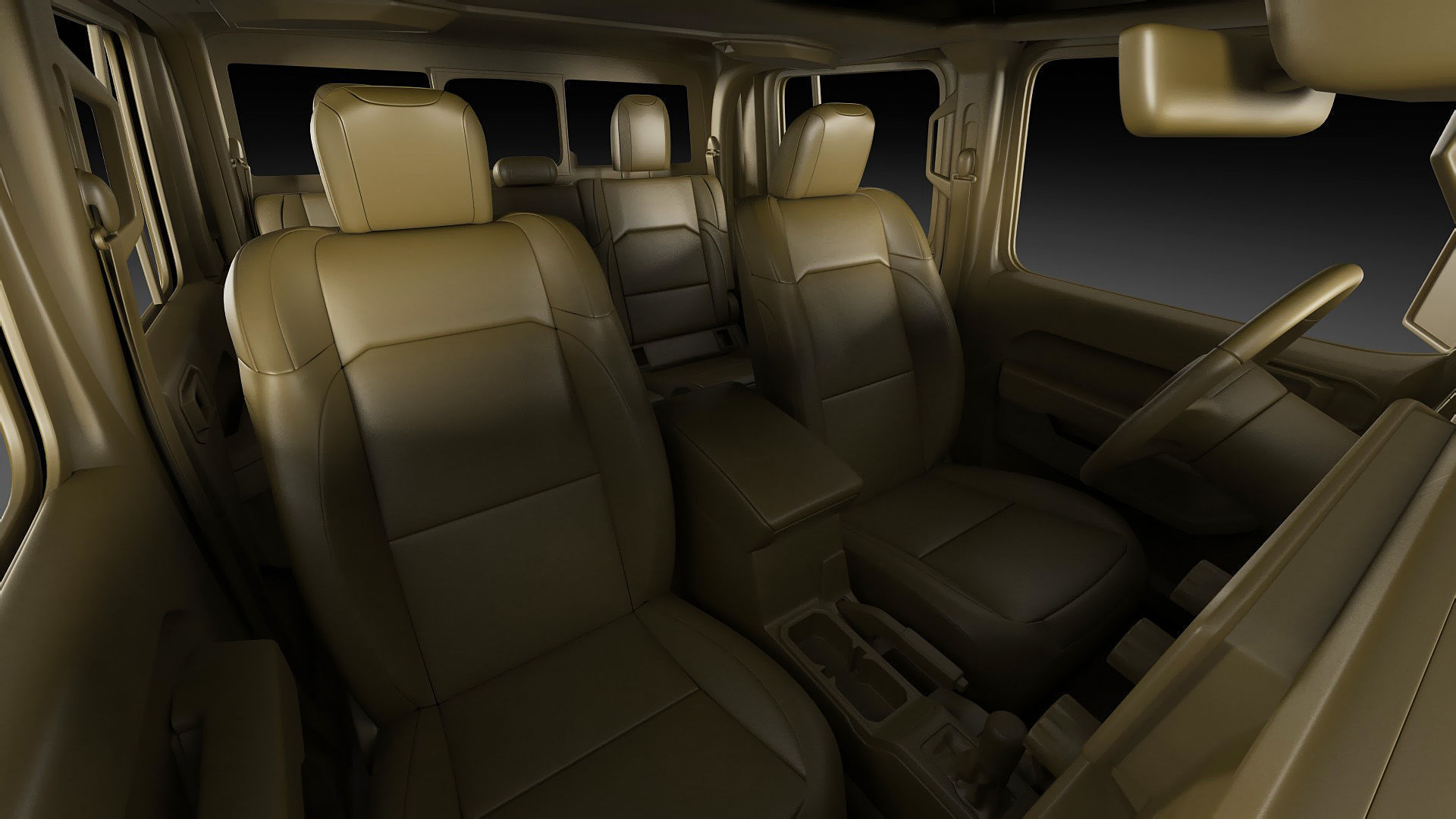 Jeep Gladiator 2024 3D model_31