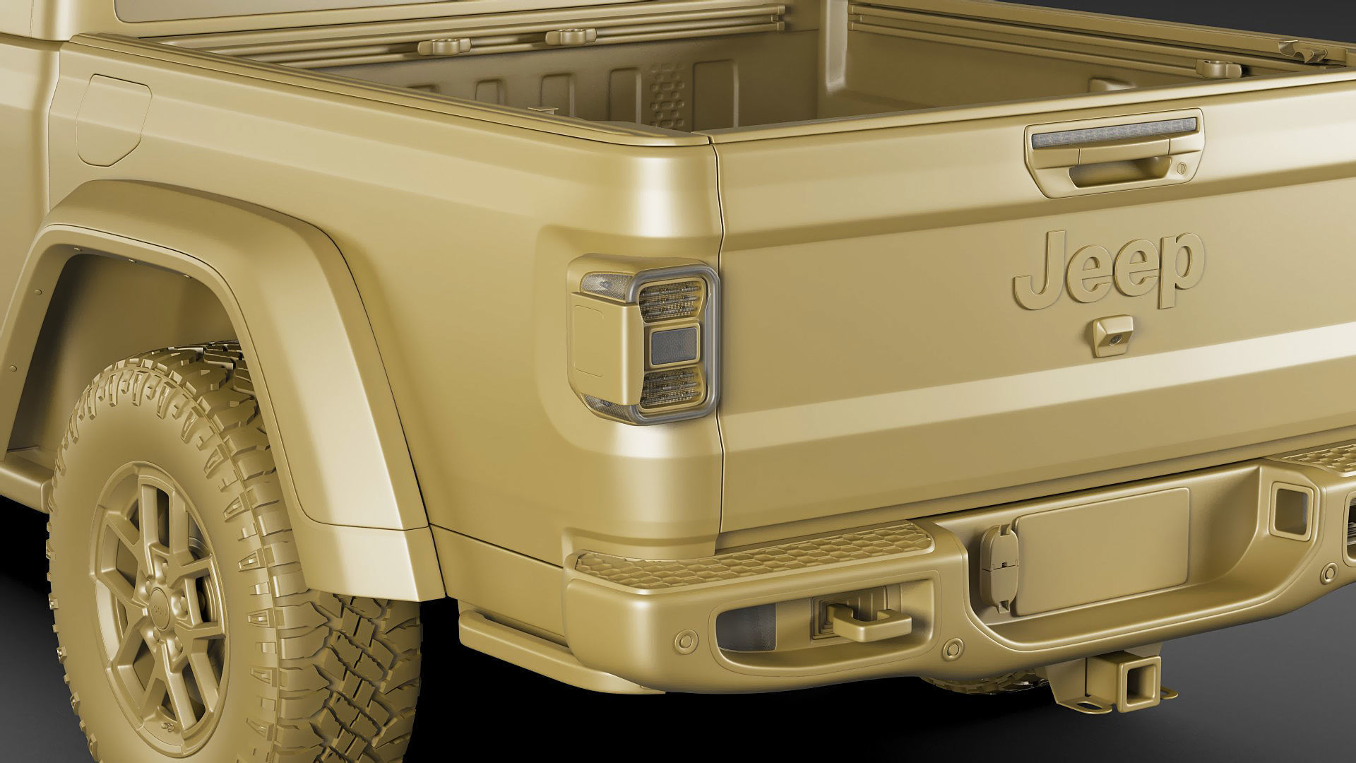 Jeep Gladiator 2024 3D model_29