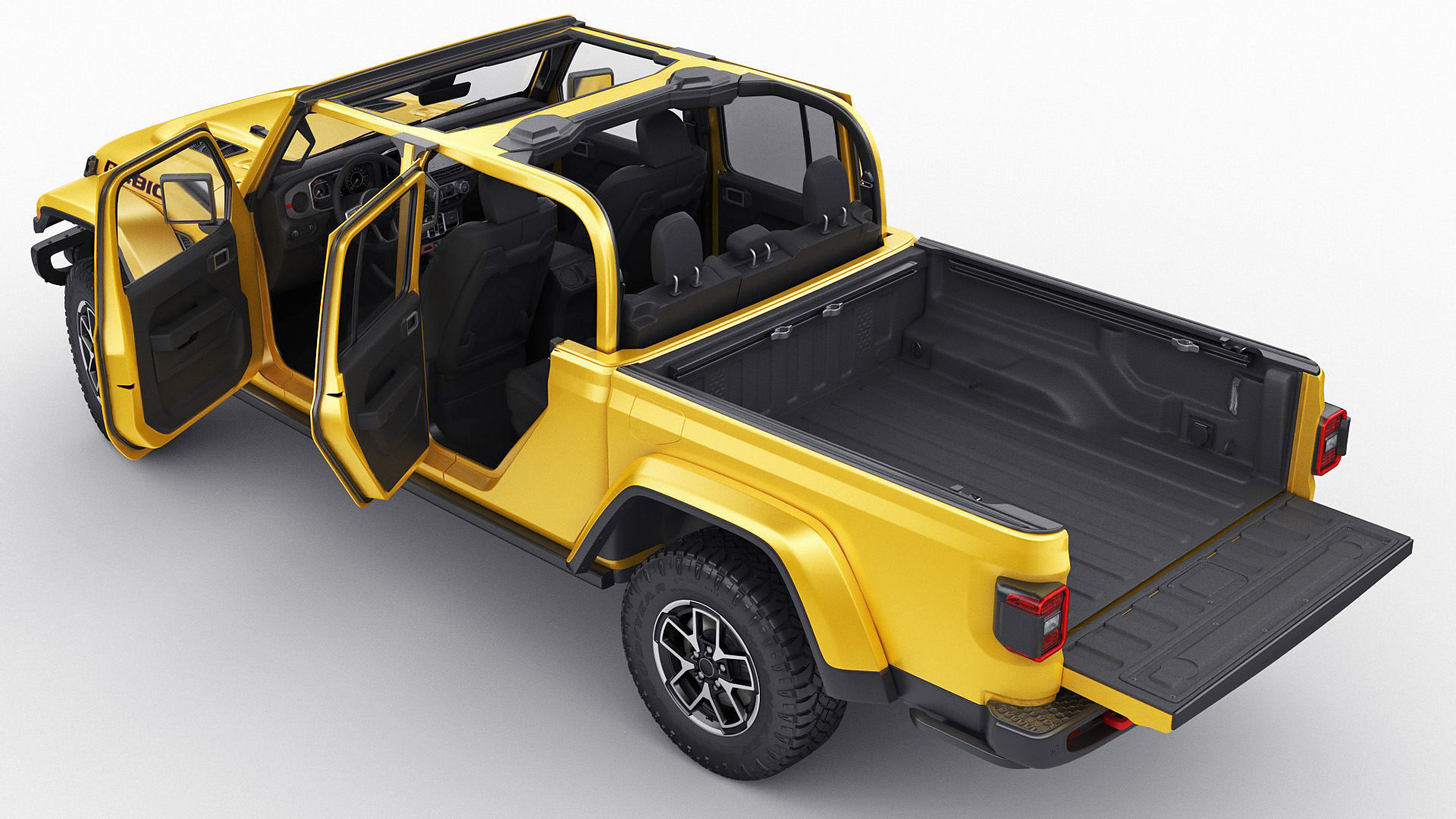 Jeep Gladiator 2024 3D model_2