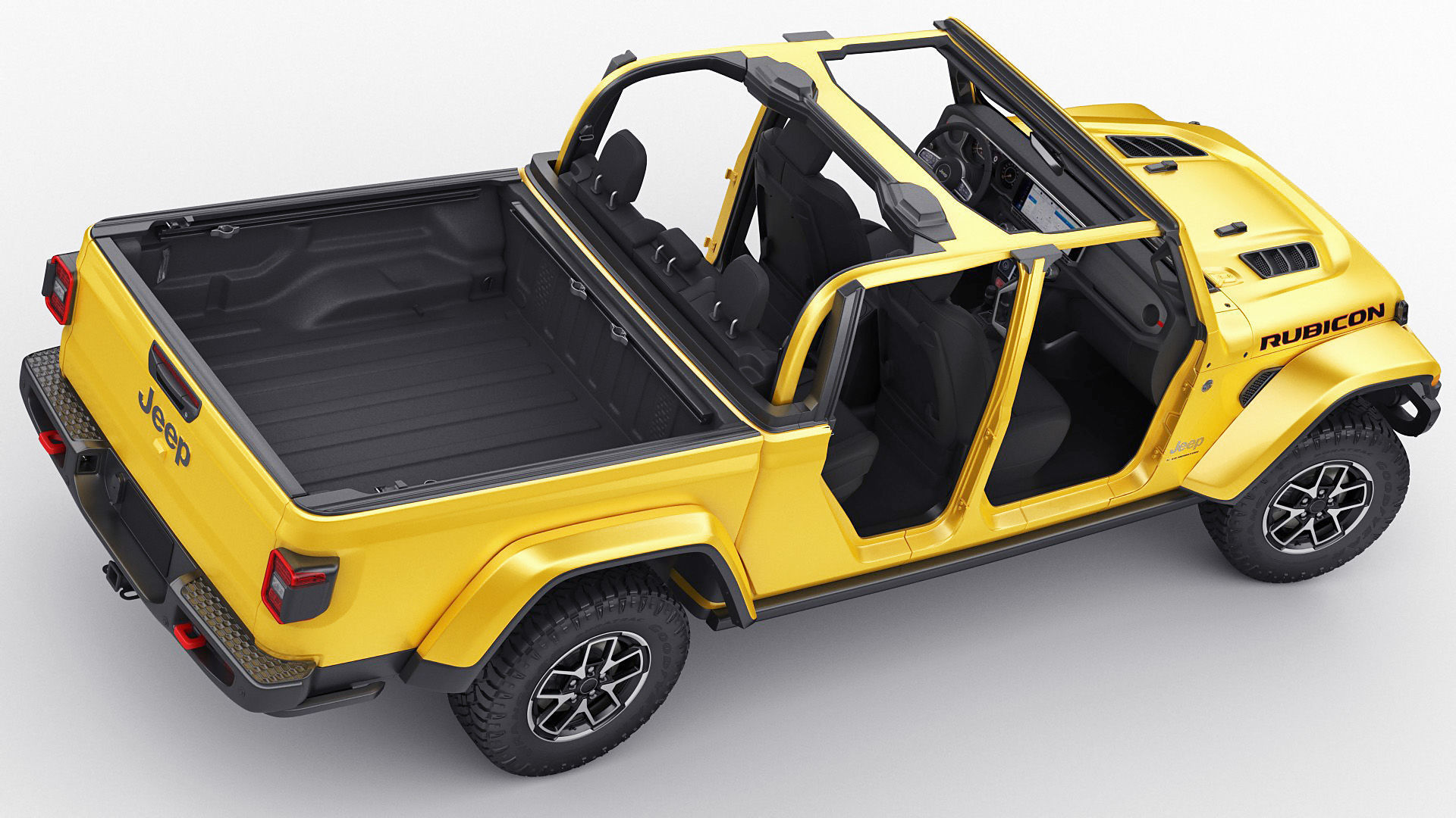 Jeep Gladiator 2024 3D model_12