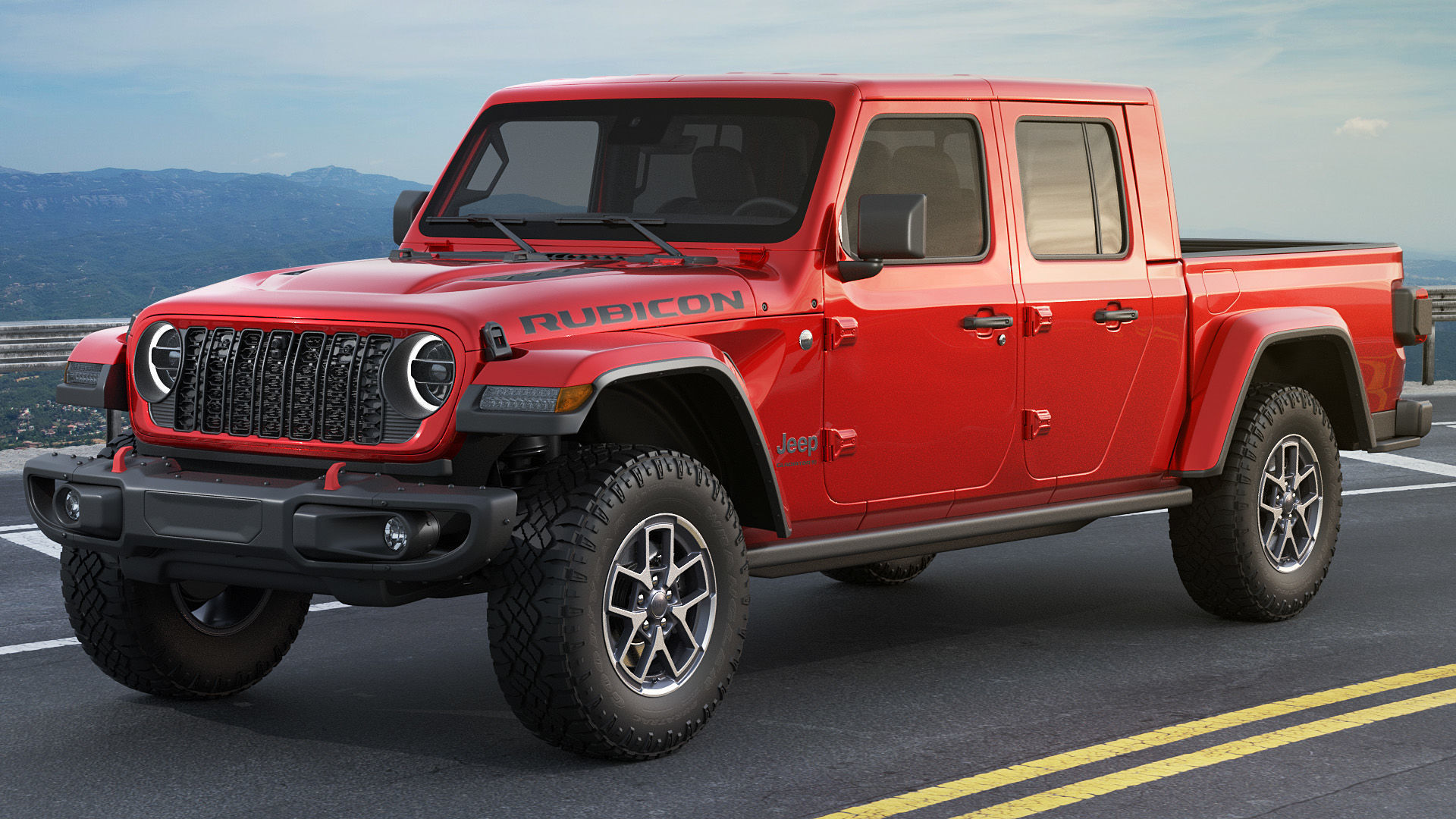 Jeep Gladiator 2024 3D model_4