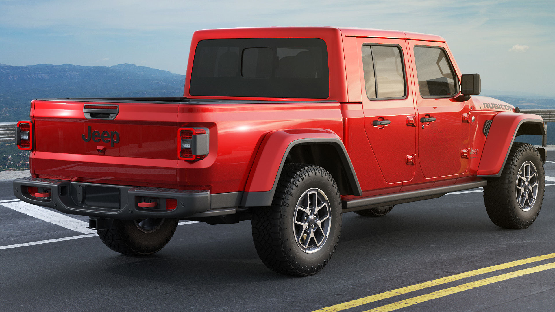 Jeep Gladiator 2024 3D model_5