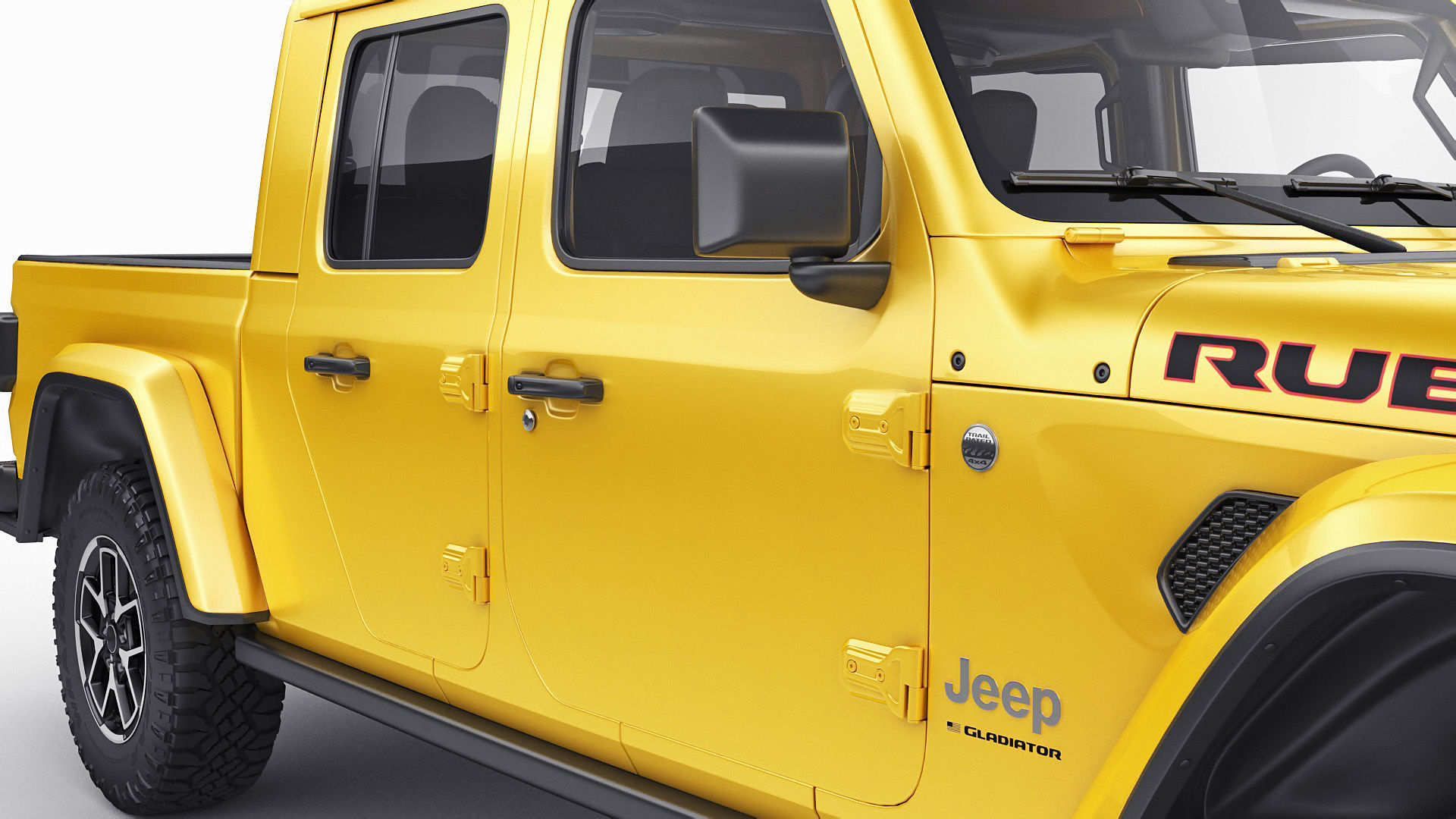 Jeep Gladiator 2024 3D model_16