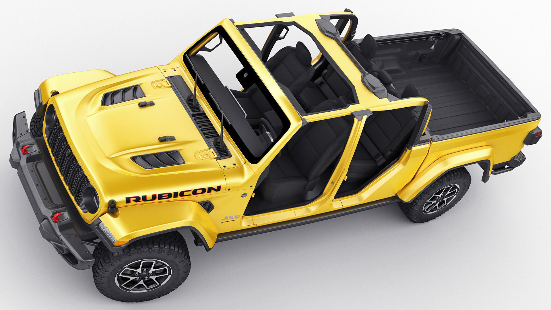 Jeep Gladiator 2024 3D model_10