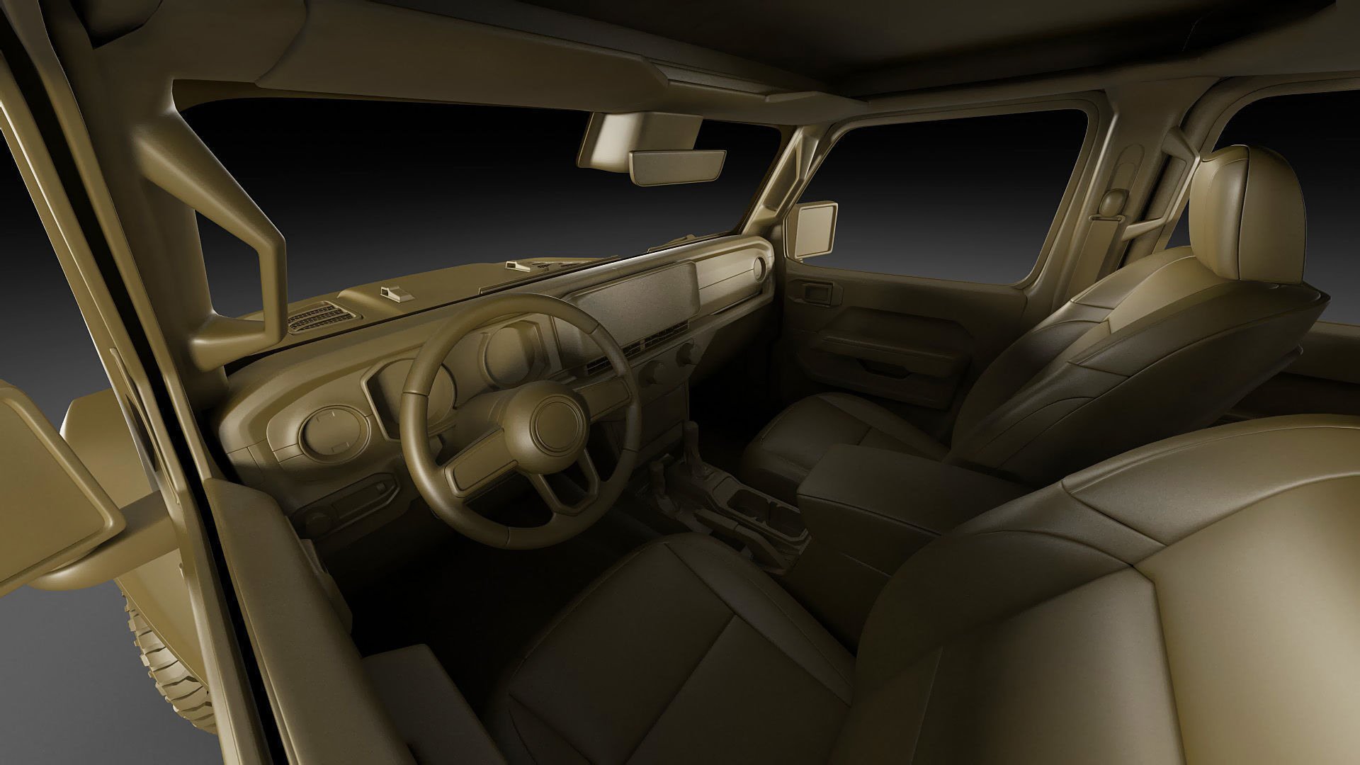 Jeep Gladiator 2024 3D model_30