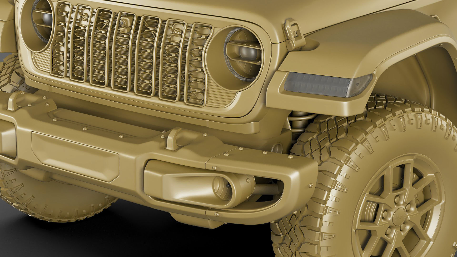 Jeep Gladiator 2024 3D model_28