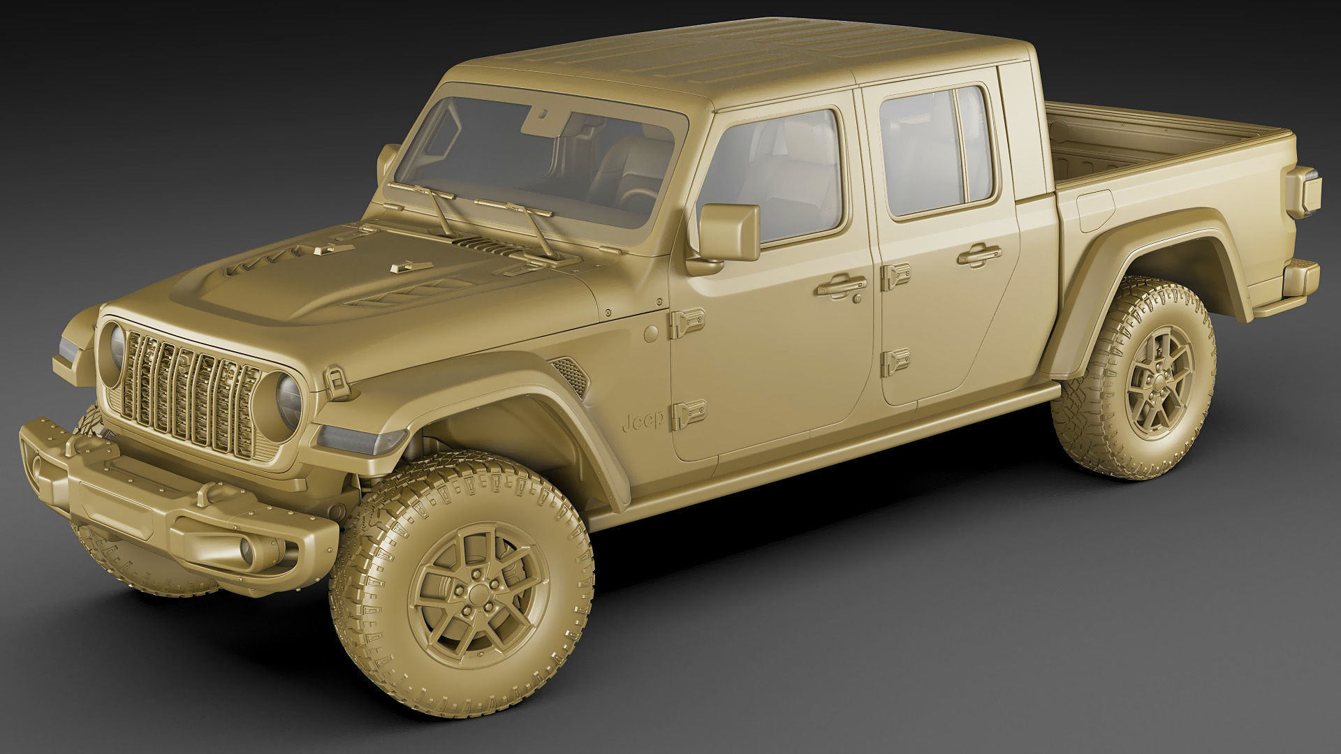 Jeep Gladiator 2024 3D model_25