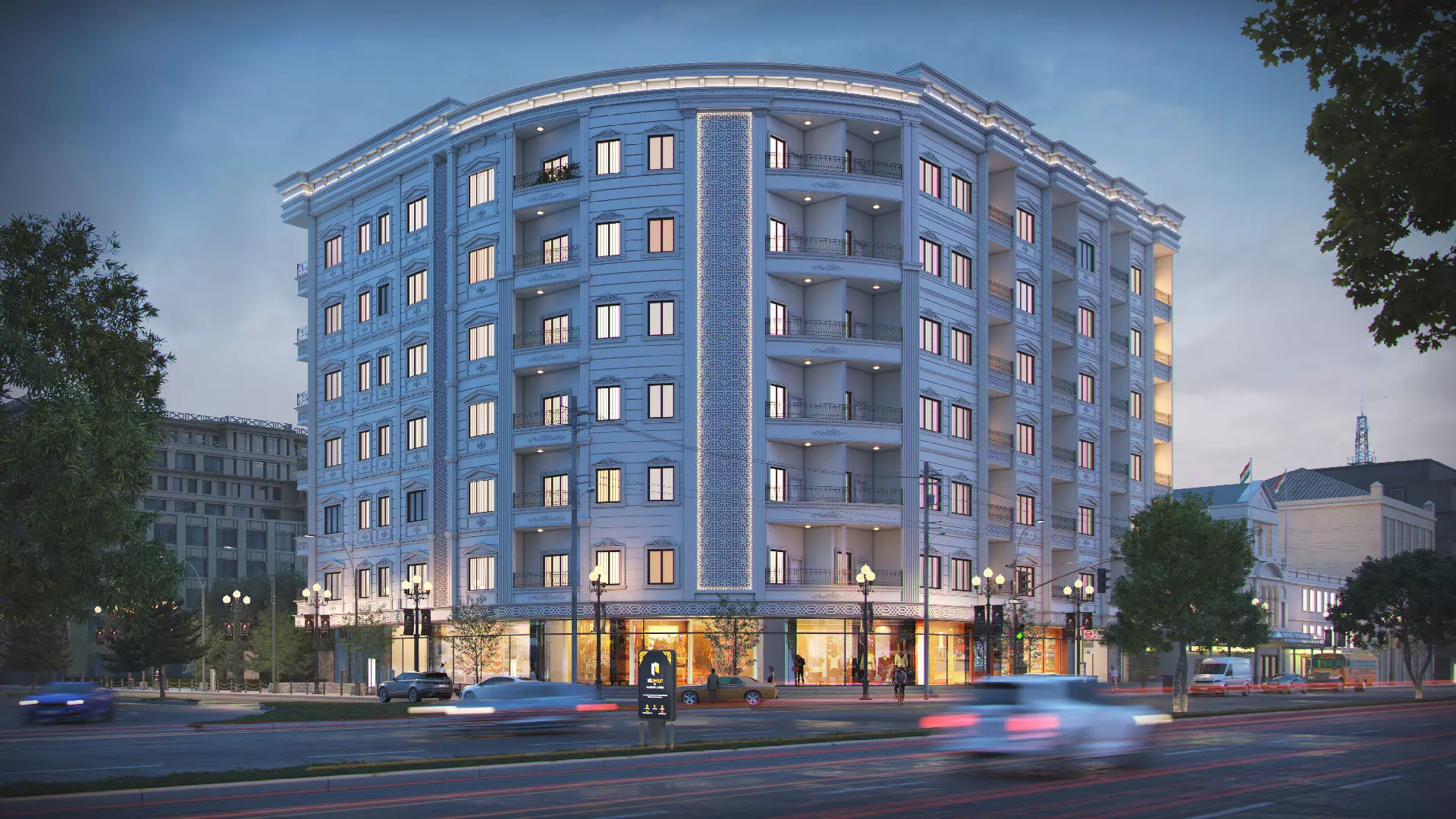 Classic Building 3D model