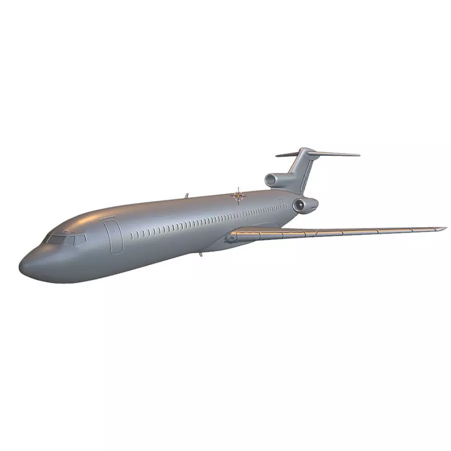 Boeing 727-200 ready to 3D printing 3D print model_0