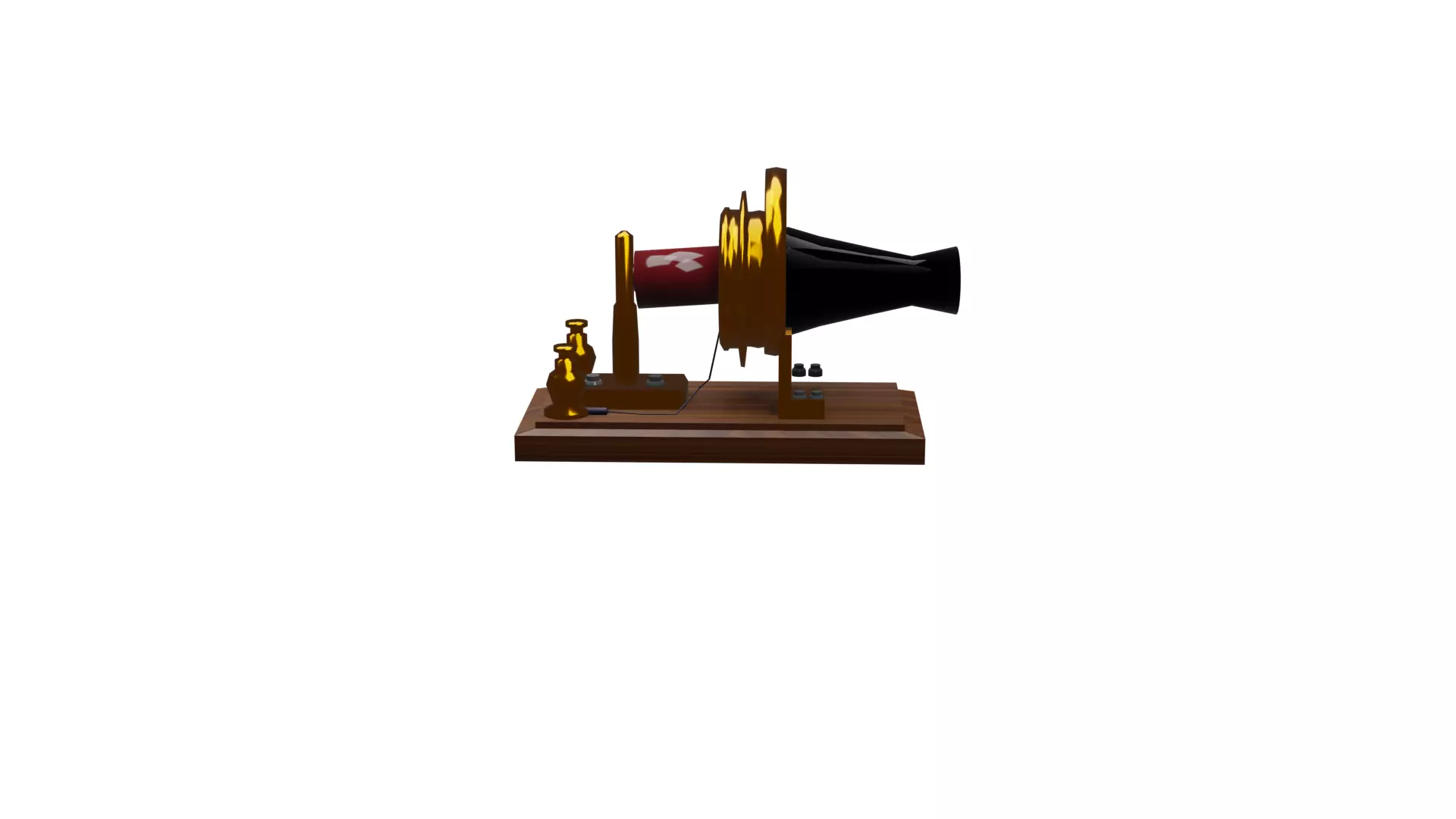 First Telephpone 3D model_0