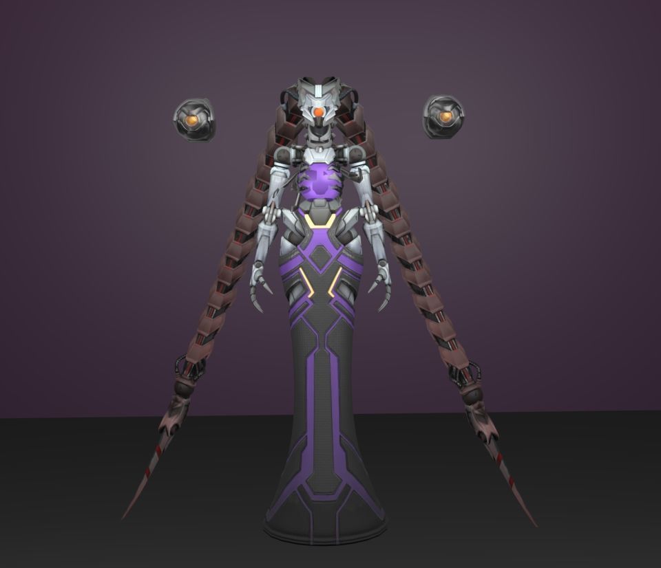 stalker cyber 3D model_1