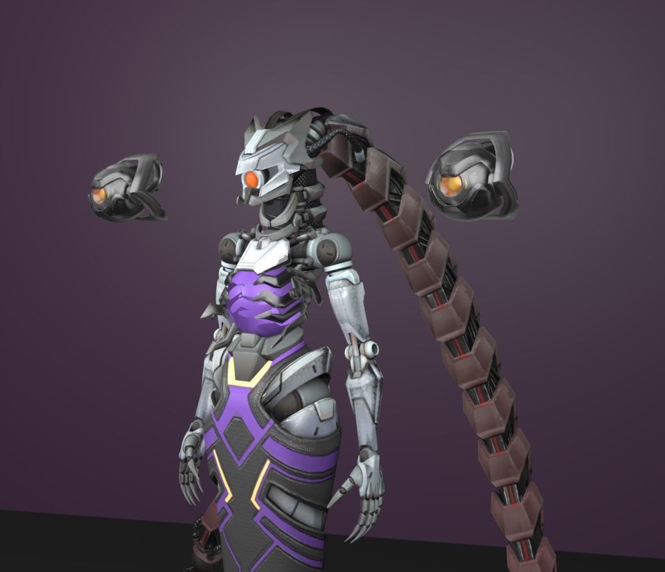 stalker cyber 3D model_2