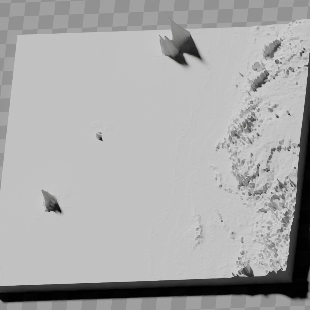 Equatorial Guinea topographic map collection 3D print model_7