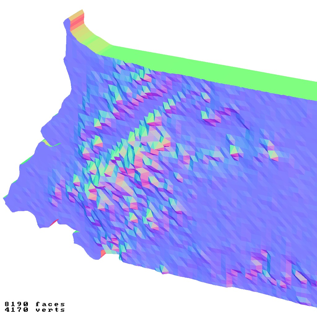 Equatorial Guinea topographic map collection 3D print model_2